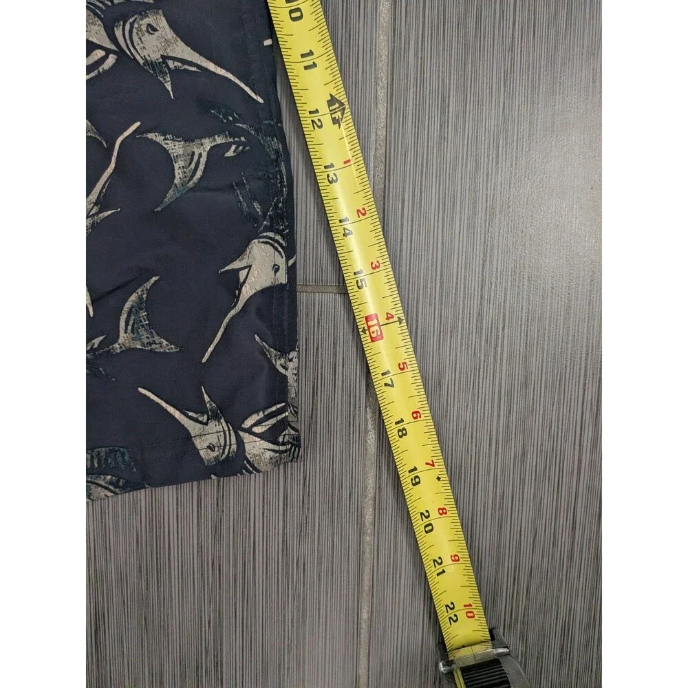 Eddie Bauer Free Dry Swim Trunks Medium Black Lined Swordfish